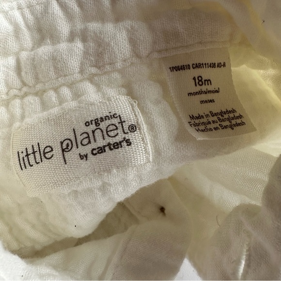 Little Planet | Baby Organic Cotton Gauze Button-Front Shirt - Picture 6 of 6